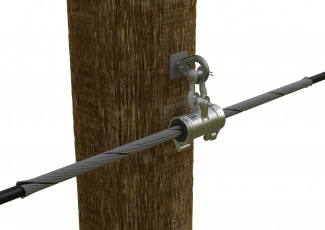 FIBERLIGN® Aluminum Suspension for ADSS with Structural Reinforcing Rods